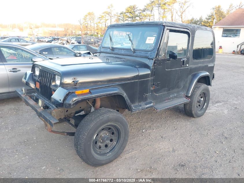 1990 Jeep Wrangler / Yj VIN: 2J4FY29T2LJ543655 Lot: 41766772