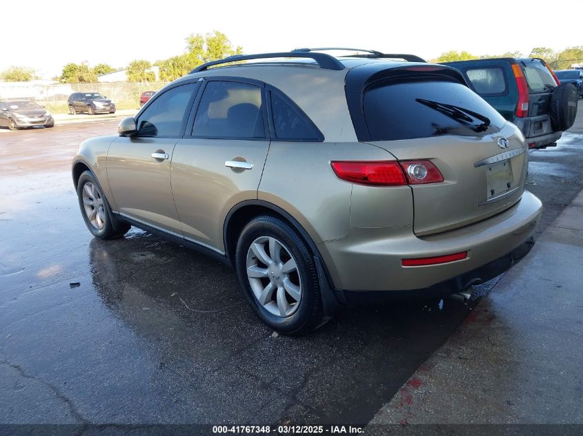 2005 Infiniti Fx35 VIN: JNRAS08W85X212005 Lot: 41767348