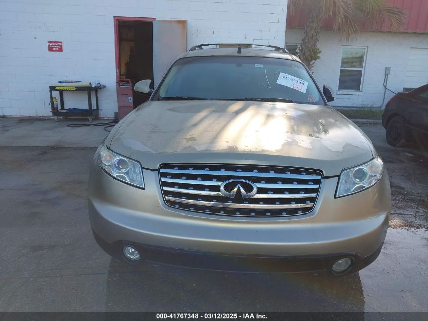 2005 Infiniti Fx35 VIN: JNRAS08W85X212005 Lot: 41767348