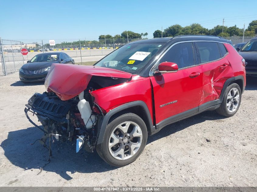 2021 Jeep Compass Limited Fwd VIN: 3C4NJCCB0MT577265 Lot: 41767947