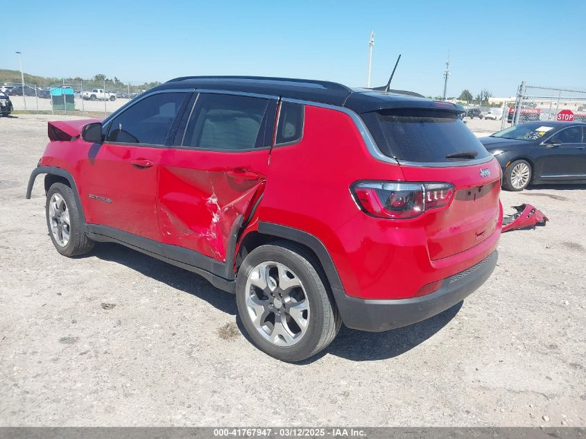 2021 Jeep Compass Limited Fwd VIN: 3C4NJCCB0MT577265 Lot: 41767947