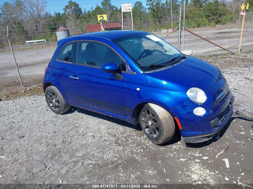 2013 Fiat 500 Pop VIN: 3C3CFFAR2DT752002 Lot: 41767971