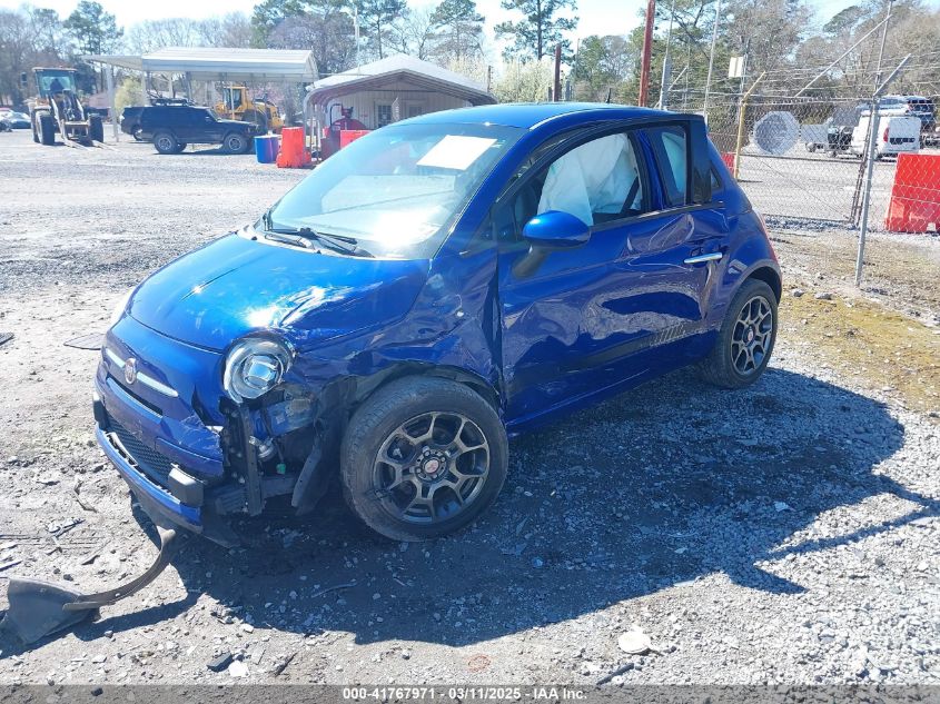 2013 Fiat 500 Pop VIN: 3C3CFFAR2DT752002 Lot: 41767971