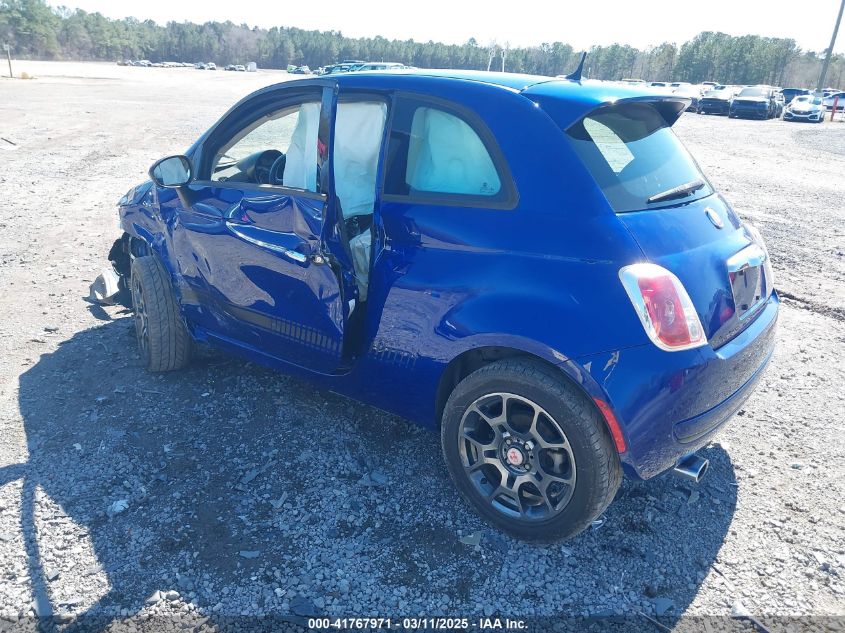 2013 Fiat 500 Pop VIN: 3C3CFFAR2DT752002 Lot: 41767971