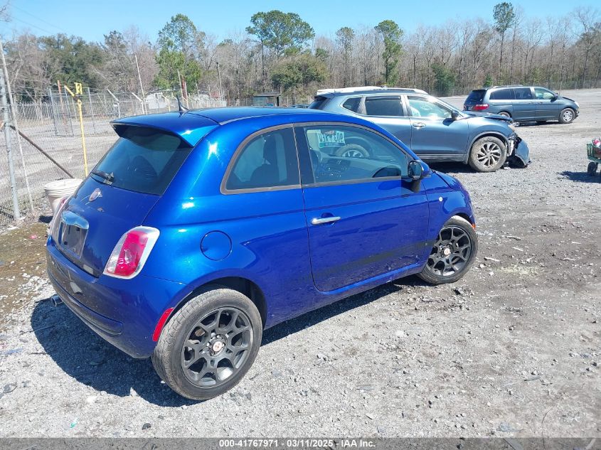 2013 Fiat 500 Pop VIN: 3C3CFFAR2DT752002 Lot: 41767971