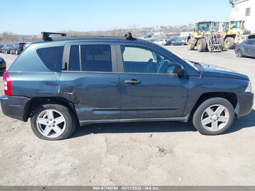 2008 Jeep Compass Sport VIN: 1J8FF47W58D714715 Lot: 41768155