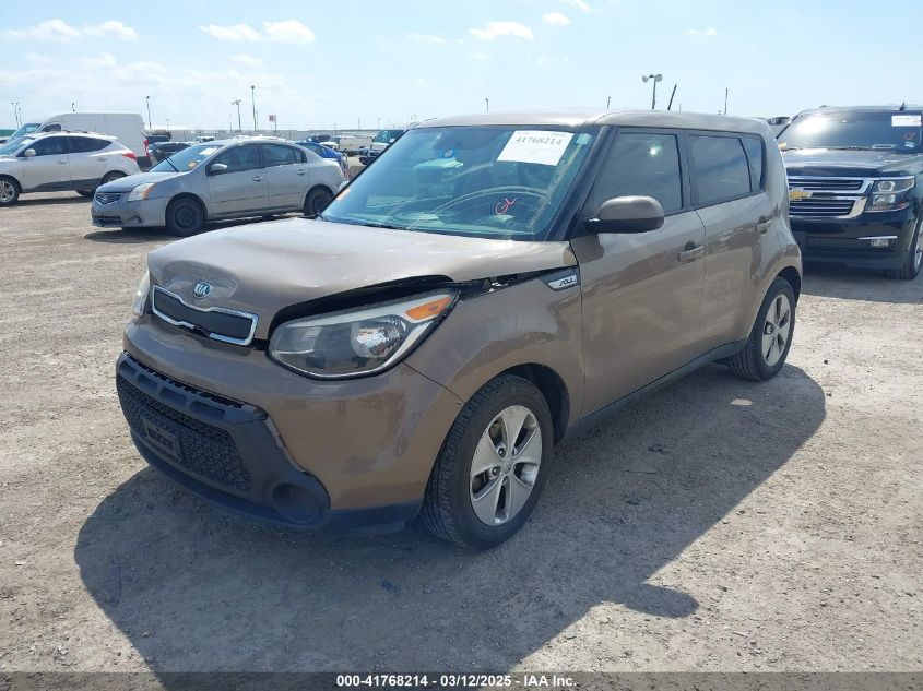 2015 Kia Soul VIN: KNDJN2A29F7217550 Lot: 41768214