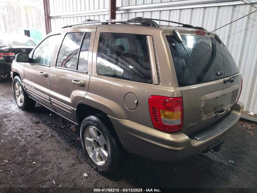 2001 Jeep Grand Cherokee Limited VIN: 1J4GW58N51C581743 Lot: 41768215