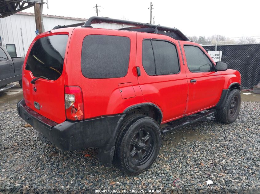 2001 Nissan Xterra Xe-V6 VIN: 5N1ED28T11C512706 Lot: 41769652