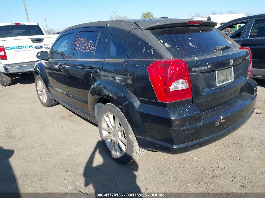 2011 Dodge Caliber Heat VIN: 1B3CB5HA3BD160968 Lot: 41770156