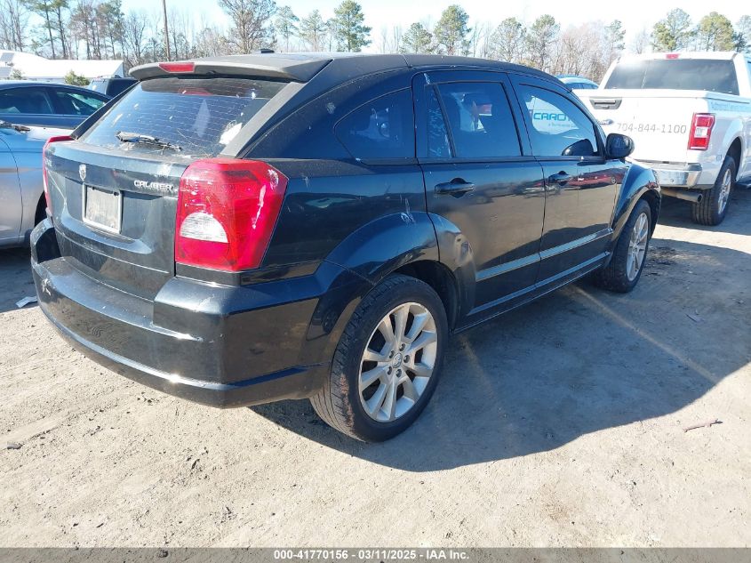 2011 Dodge Caliber Heat VIN: 1B3CB5HA3BD160968 Lot: 41770156