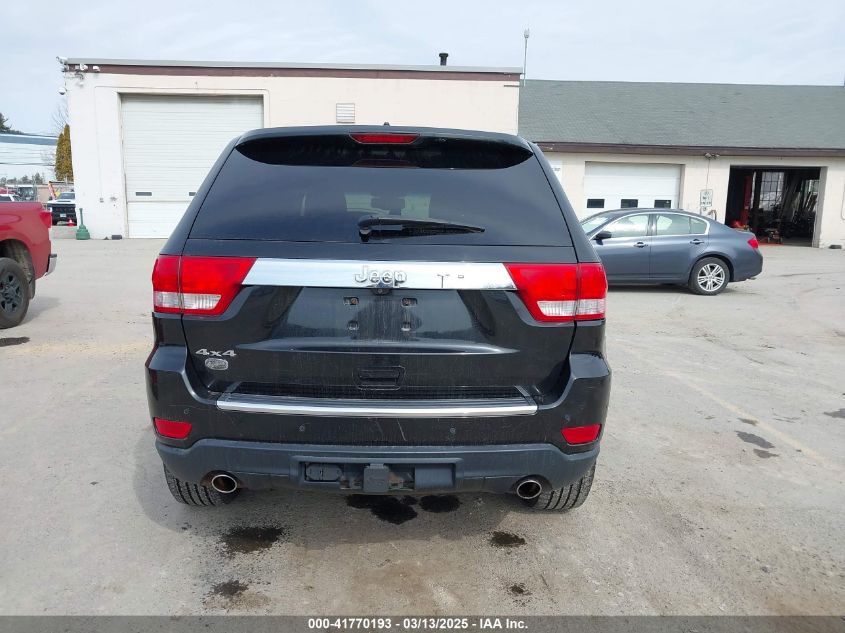 2012 Jeep Grand Cherokee Overland VIN: 1C4RJFCT5CC222579 Lot: 41770193