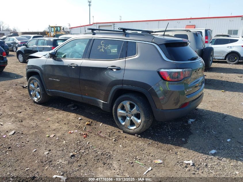 2018 Jeep Compass Latitude 4X4 VIN: 3C4NJDBBXJT117436 Lot: 41770356