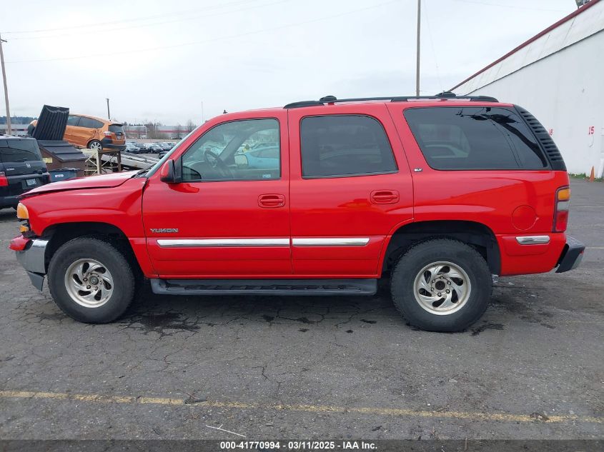 2002 GMC Yukon Slt VIN: 1GKEK13ZX2J224670 Lot: 41770994