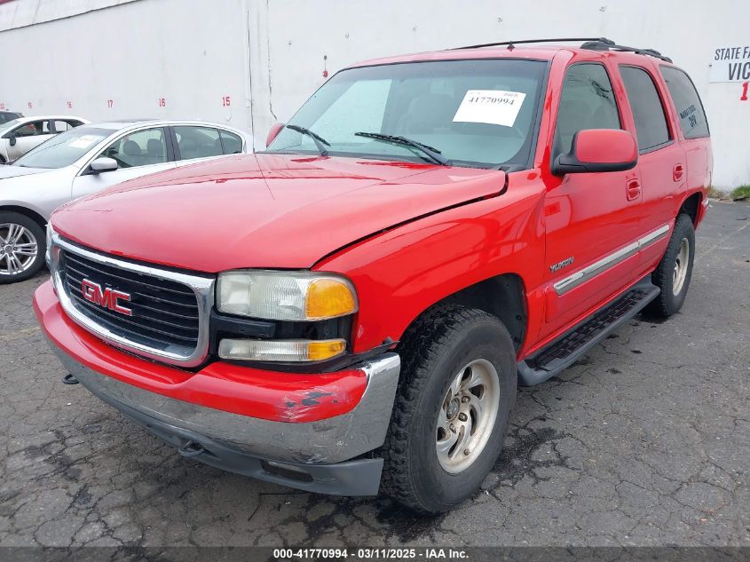 2002 GMC Yukon Slt VIN: 1GKEK13ZX2J224670 Lot: 41770994