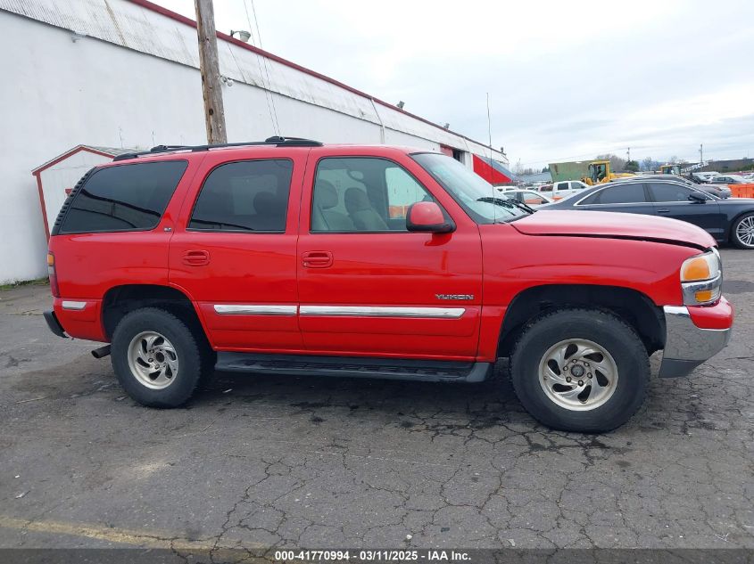 2002 GMC Yukon Slt VIN: 1GKEK13ZX2J224670 Lot: 41770994