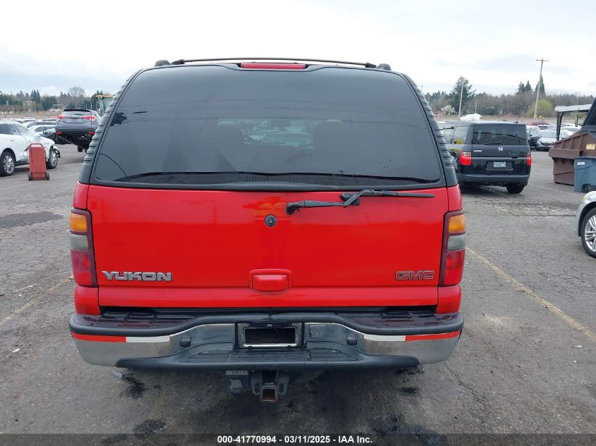 2002 GMC Yukon Slt VIN: 1GKEK13ZX2J224670 Lot: 41770994