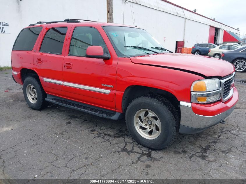 2002 GMC Yukon Slt VIN: 1GKEK13ZX2J224670 Lot: 41770994