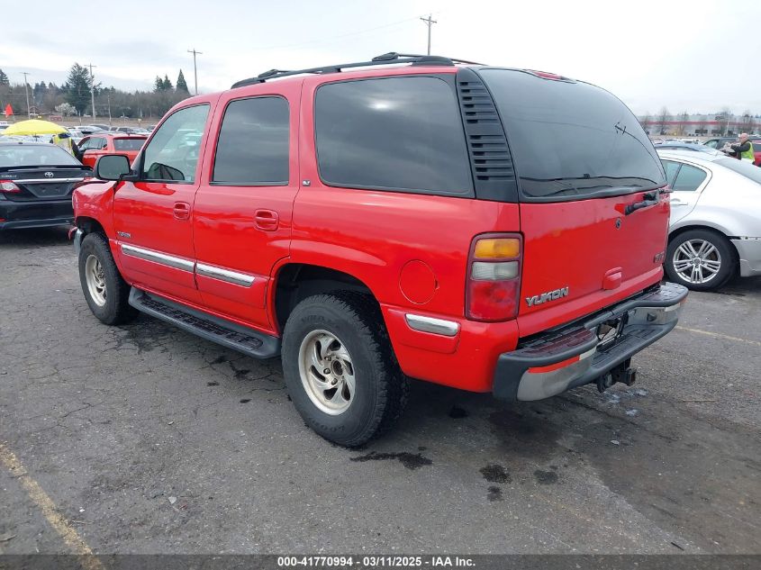 2002 GMC Yukon Slt VIN: 1GKEK13ZX2J224670 Lot: 41770994