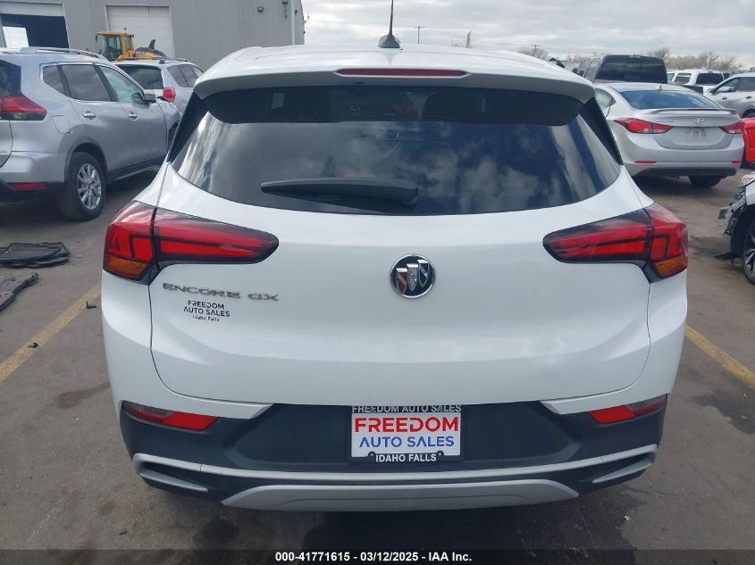 2021 Buick Encore Gx Fwd Preferred VIN: KL4MMBS27MB128501 Lot: 41771615