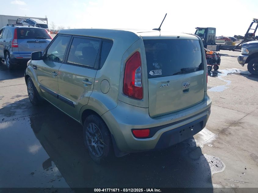 2013 Kia Soul VIN: KNDJT2A53D7503813 Lot: 41771671