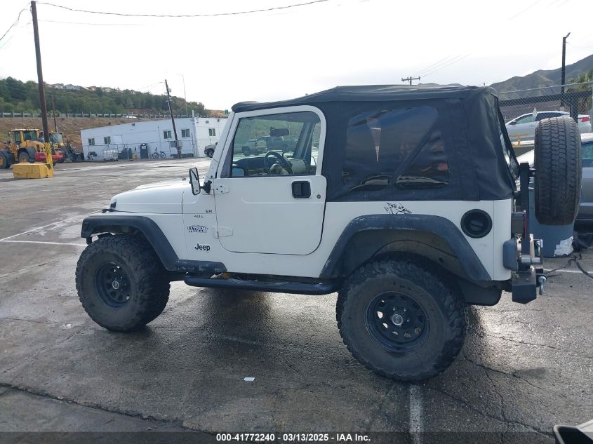 2001 Jeep Wrangler Sport VIN: 1J4FA49S41P308407 Lot: 41772240