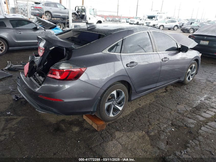 2022 Honda Insight Ex VIN: 19XZE4F52NE009235 Lot: 41772288