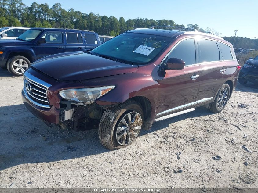 2013 Infiniti Jx35 VIN: 5N1AL0MN6DC331974 Lot: 41773105