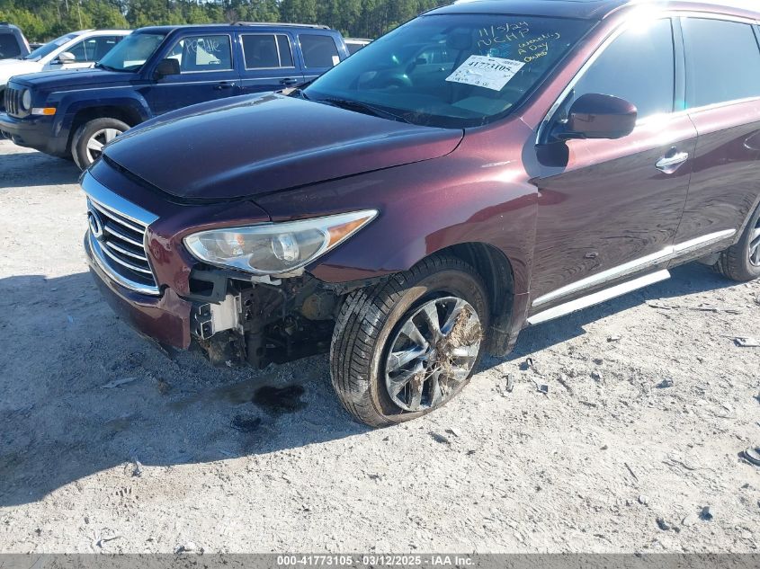 2013 Infiniti Jx35 VIN: 5N1AL0MN6DC331974 Lot: 41773105