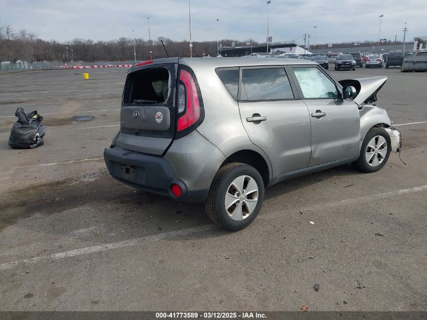 2015 Kia Soul VIN: KNDJN2A27F7228823 Lot: 41773589