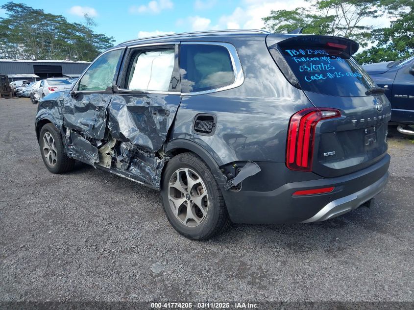 2020 Kia Telluride Ex VIN: 5XYP3DHC8LG002833 Lot: 41774205