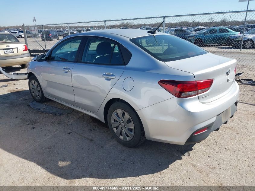 2020 Kia Rio S VIN: 3KPA24AD5LE307716 Lot: 41774665