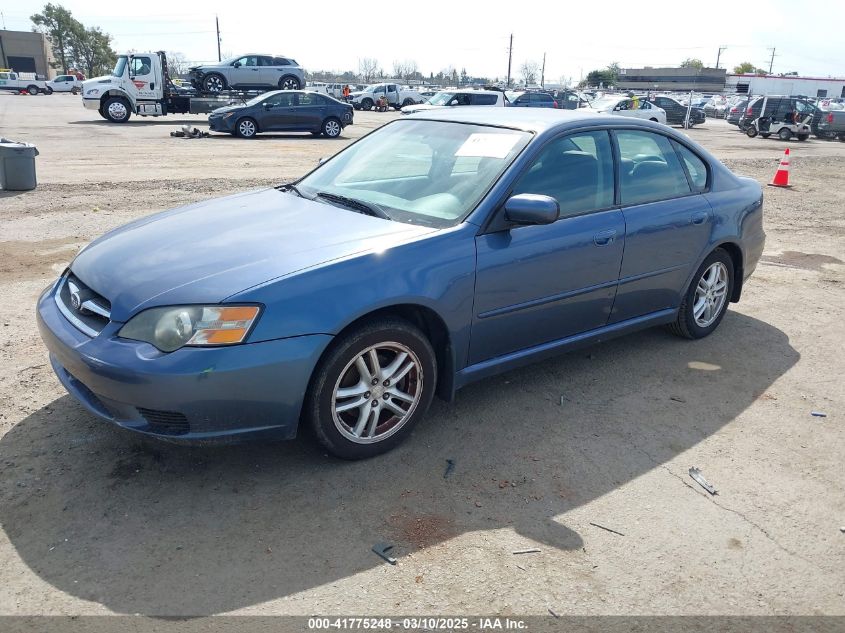 2005 Subaru Legacy 2.5I VIN: 4S3BL616057202910 Lot: 41775248