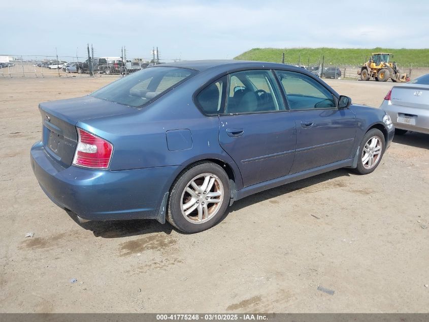 2005 Subaru Legacy 2.5I VIN: 4S3BL616057202910 Lot: 41775248