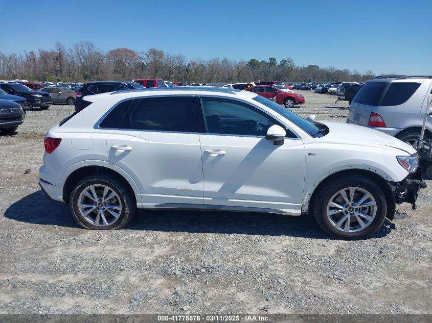 2023 Audi Q3 Premium 45 Tfsi S Line Quattro Tiptronic VIN: WA1DECF30P1081652 Lot: 41775676