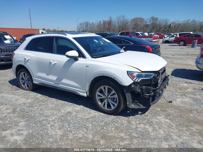 2023 Audi Q3 Premium 45 Tfsi S Line Quattro Tiptronic VIN: WA1DECF30P1081652 Lot: 41775676