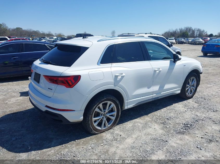 2023 Audi Q3 Premium 45 Tfsi S Line Quattro Tiptronic VIN: WA1DECF30P1081652 Lot: 41775676