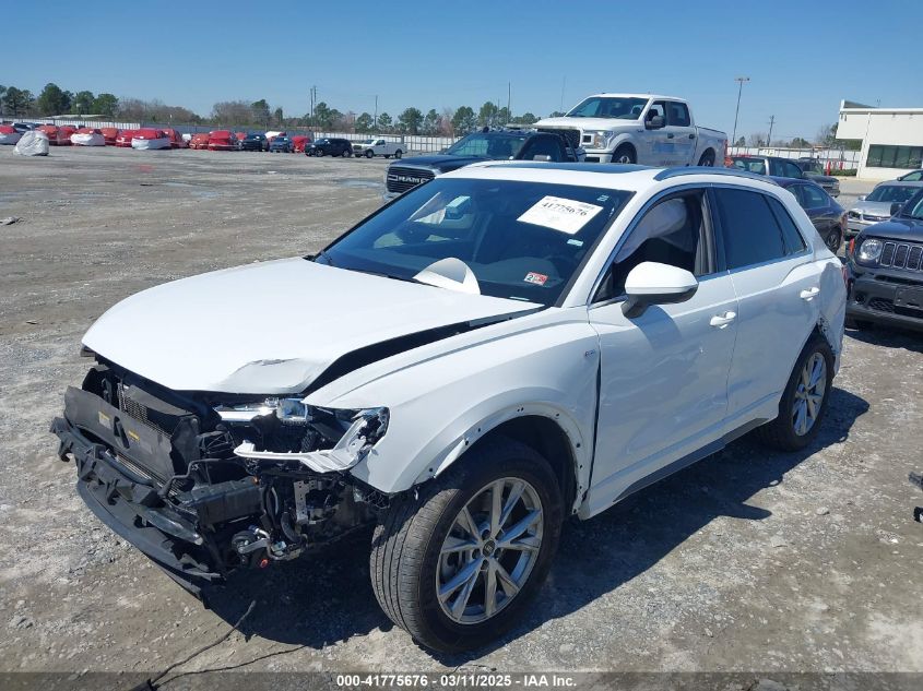 2023 Audi Q3 Premium 45 Tfsi S Line Quattro Tiptronic VIN: WA1DECF30P1081652 Lot: 41775676