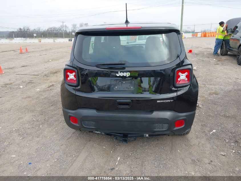 2020 Jeep Renegade Sport Fwd VIN: ZACNJAAB9LPL54104 Lot: 41775854