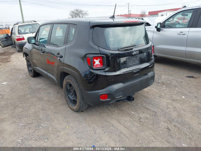 2020 Jeep Renegade Sport Fwd VIN: ZACNJAAB9LPL54104 Lot: 41775854