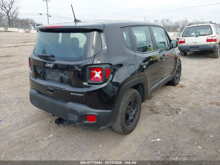 2020 Jeep Renegade Sport Fwd VIN: ZACNJAAB9LPL54104 Lot: 41775854