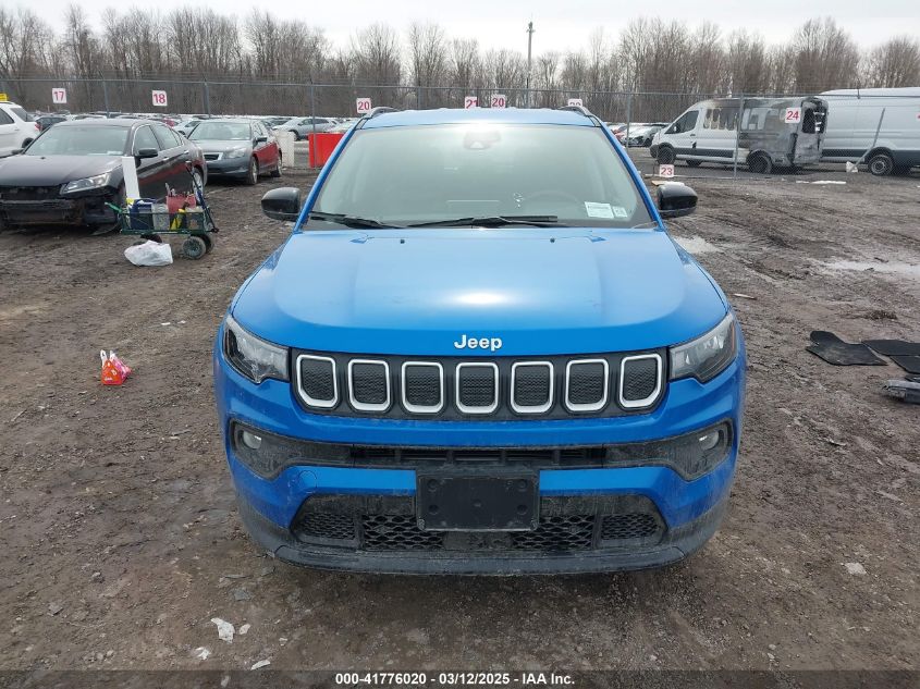 2022 Jeep Compass Latitude 4X4 VIN: 3C4NJDBB8NT135441 Lot: 41776020