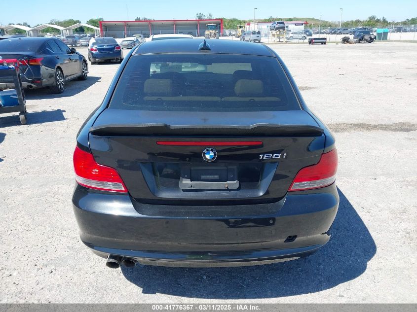 2011 BMW 128I VIN: WBAUP7C55BVK78344 Lot: 41776367