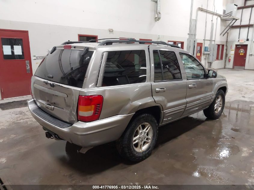 1999 Jeep Grand Cherokee Limited VIN: 1J4GW68N7XC752314 Lot: 41776905