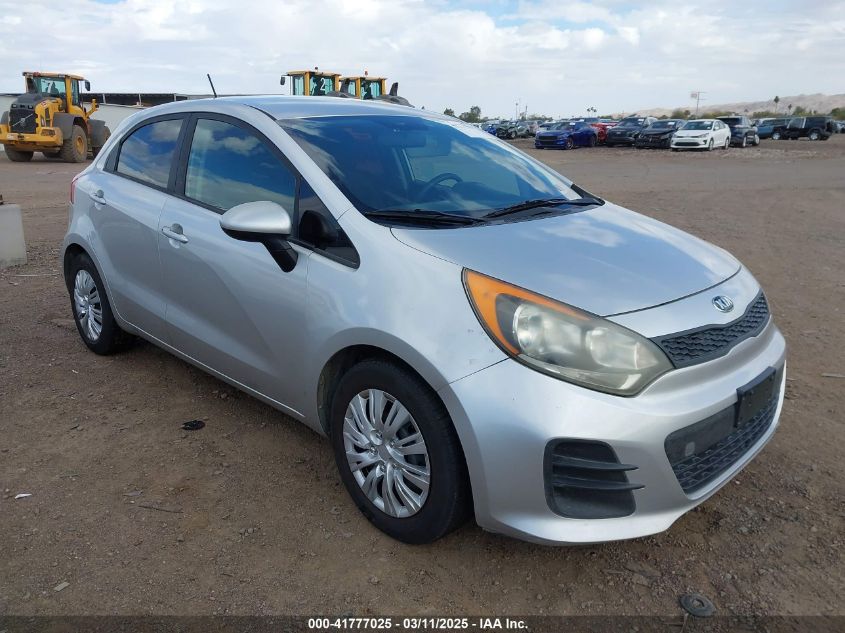 2016 Kia Rio Lx VIN: KNADM5A39G6676589 Lot: 41777025