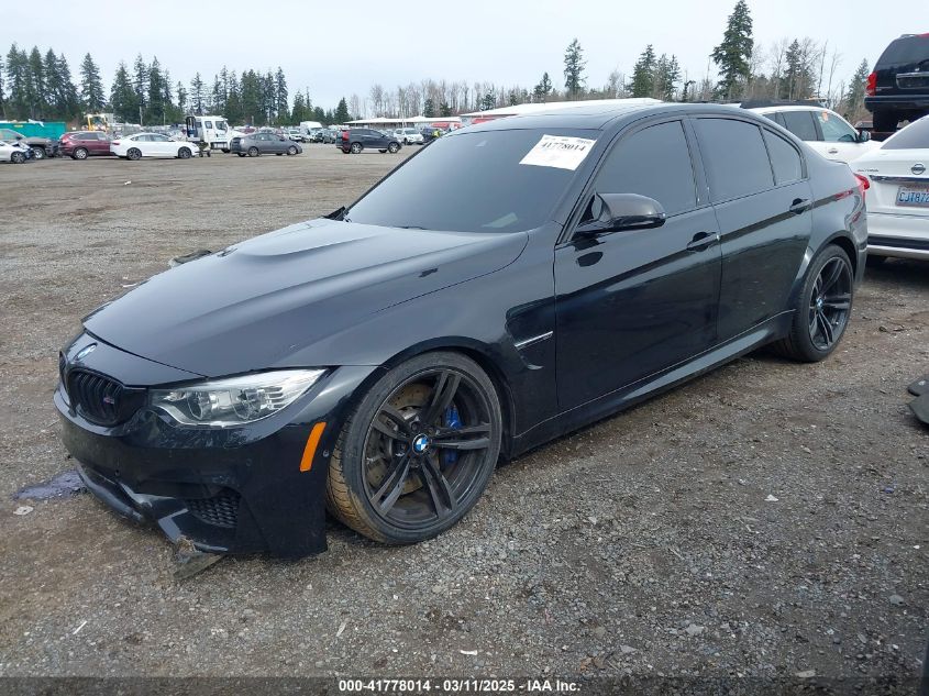 2015 BMW M3 VIN: WBS3C9C55FP803198 Lot: 41778014