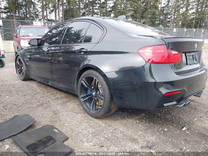 2015 BMW M3 VIN: WBS3C9C55FP803198 Lot: 41778014