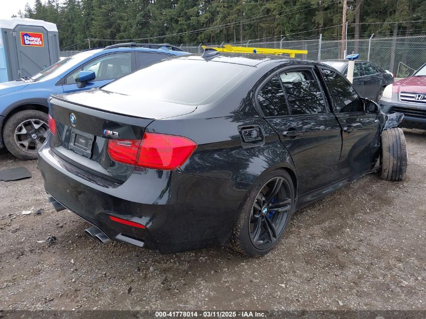 2015 BMW M3 VIN: WBS3C9C55FP803198 Lot: 41778014