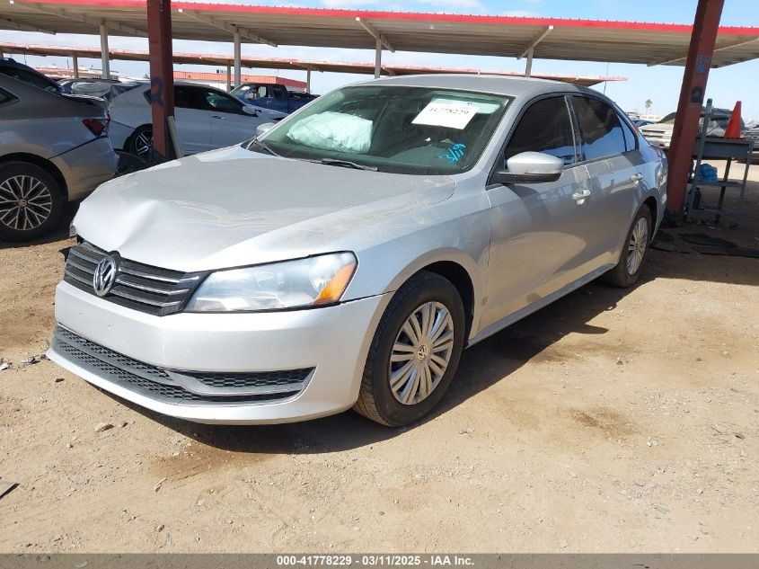 2015 Volkswagen Passat 1.8T S VIN: 1VWAT7A31FC028990 Lot: 41778229