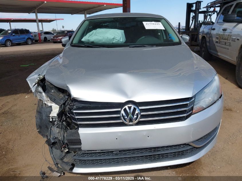 2015 Volkswagen Passat 1.8T S VIN: 1VWAT7A31FC028990 Lot: 41778229